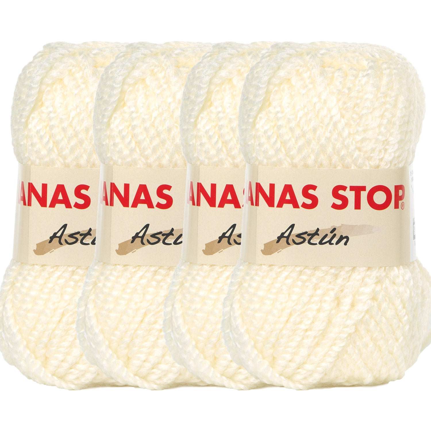 Astun 4 Skeins 45% Wool Soft and Fluffy Bulky Wool Yarn for Blanket, Sweater and Scarves, Total 276 Yards/11.28oz SCYarn