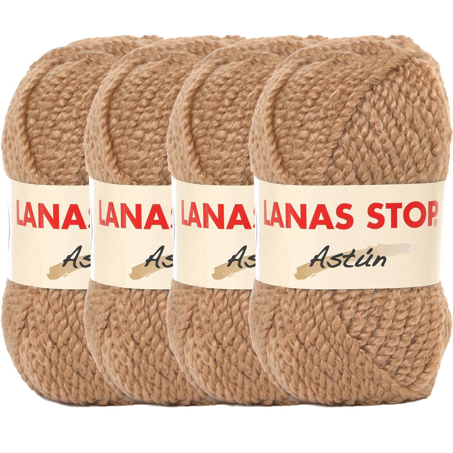 Astun 4 Skeins 45% Wool Soft and Fluffy Bulky Wool Yarn for Blanket, Sweater and Scarves, Total 276 Yards/11.28oz SCYarn