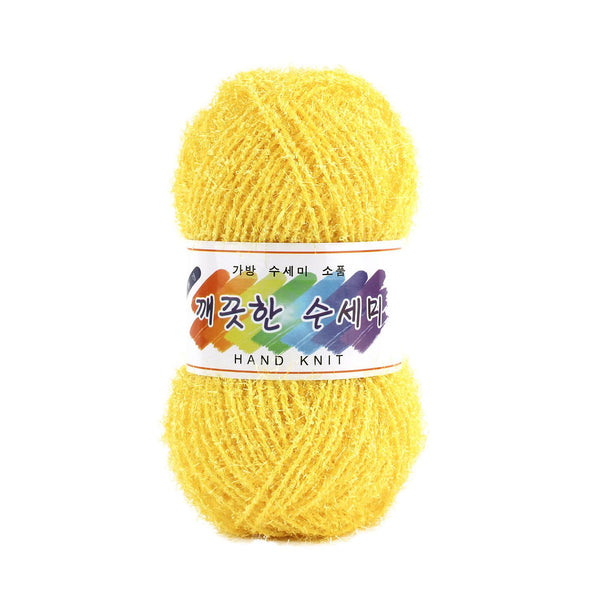  TEHAUX Scrubby Yarn Super Bulky Yarn Cotton Line Chunky Yarn  Crochet Thread Yarn for Crocheting Cotton Yarn for Knitting Green Black  Purple Red Blue Yellow Yarn Thick Yarn Milk Soft Baby