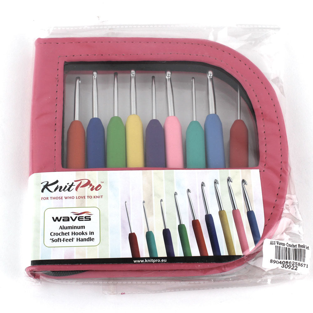 Knitpro WAVE Crochet hooks set (9pcs) SCYarn