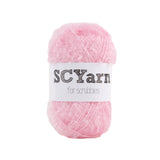 SCYarn for Scrubbers Each Skein Knitting Yarn 100% Polyester Mini Size (Rainbow) SCYarn