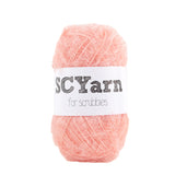 SCYarn for Scrubbers Each Skein Knitting Yarn 100% Polyester Mini Size (Rainbow) SCYarn