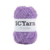 SCYarn for Scrubbers Each Skein Knitting Yarn 100% Polyester Mini Size (Rainbow) SCYarn