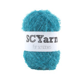 SCYarn for Scrubbers Each Skein Knitting Yarn 100% Polyester Mini Size (Rainbow) SCYarn