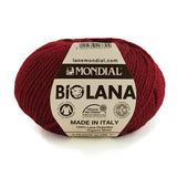 MONDIAL BIOLANA 100% Organic Wool Yarn [50g] SCYarn